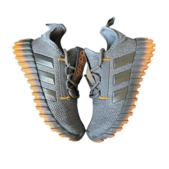 Adidas Kaptir 3.0 Kid’s Lifestyle Running Shoes Crew Orange Gray Boys 11 New - Picture 5 of 8